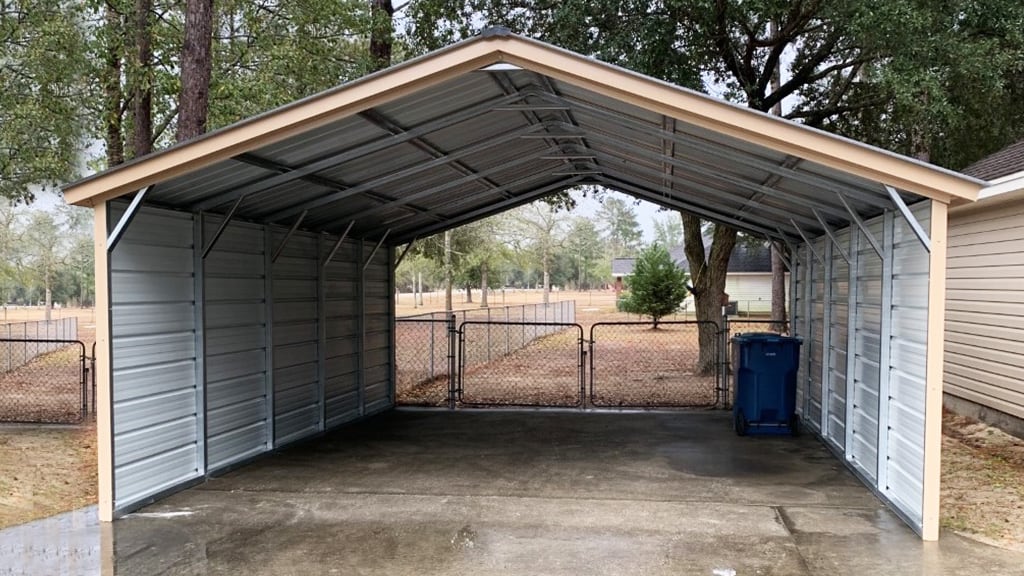 18x24 vertical carport
